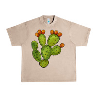 French Oak cactus Urban Heavy Tee - BarkalooDesign