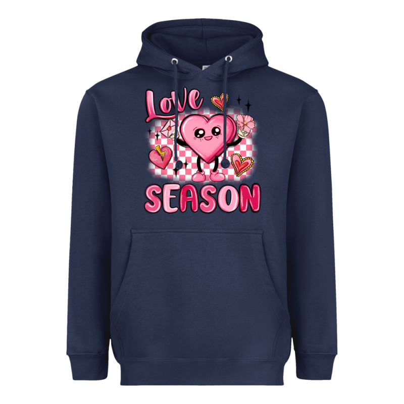 Love Season Heavyweight Hoodie by MaliasSmallBusiness | Teevron