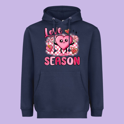 Love Season Heavyweight Hoodie Designed By Maliassmallbusiness