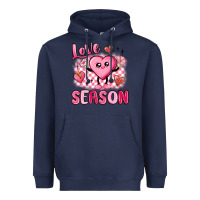 Navy love season Heavyweight Hoodie - MaliasSmallBusiness