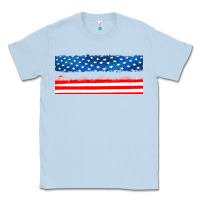 Dusty Blue usa ice cream and popsicles Classic Tee - AdoDesignShop