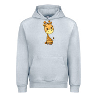 Heather Grey giraffe Urban Hoodie - texasbilliewilder