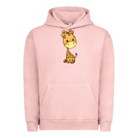 Pigment Salmon giraffe Urban Hoodie - texasbilliewilder