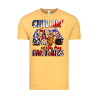 Vintage Mustard Chillin' with my gnomies 4th of July Vintage Tee - CowGirlArtShop