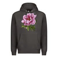 Smoke Peony Flower Illustrations Premium Hoodie - LillyAllenDesigns