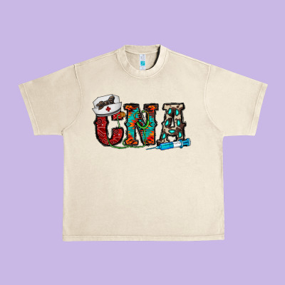 Cna Urban Heavy Tee Designed By Cowhidedigitalart