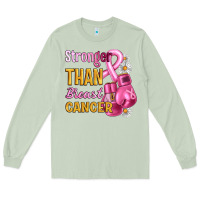 Matcha Stronger than breast cancer Long Sleeve Tee - Artiststas