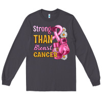 Smoke Stronger than breast cancer Long Sleeve Tee - Artiststas