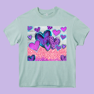 Love Heavy Core Tee Designed By Cowhidedigitalart