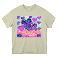 Mossy love Heavy Core Tee - CowhideDigitalArt