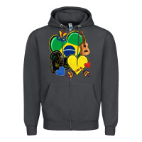 Smoke brazil hearts Zipper Hoodie - NancyCooperArtShop