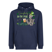 Navy everybody in the pub gettin' tipsy Heavyweight Hoodie - MaliasSmallBusiness