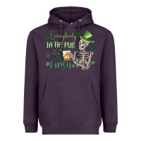 Plum everybody in the pub gettin' tipsy Heavyweight Hoodie - MaliasSmallBusiness