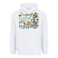 White everybody in the pub gettin' tipsy Heavyweight Hoodie - MaliasSmallBusiness