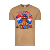 4th Of July America Ice Creams Vintage Tee | Teevron