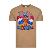 Vintage Coffee 4th of July America ice creams Vintage Tee - Neo Western