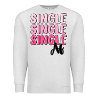 Oatmeal Heather single af Premium Sweatshirt - MaliasSmallBusiness