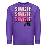 Purple single af Premium Sweatshirt - MaliasSmallBusiness