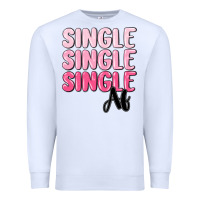 White single af Premium Sweatshirt - MaliasSmallBusiness