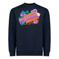 Navy hello preschool Heavyweight Sweatshirt - RanaPortraitStore