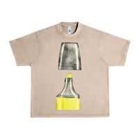 French Oak yellow highlighter pen fa element Urban Heavy Tee - FaDigitalArtStudio