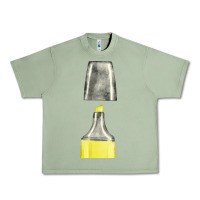 Oil Green yellow highlighter pen fa element Urban Heavy Tee - FaDigitalArtStudio