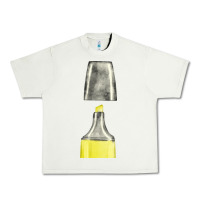 Pistachio yellow highlighter pen fa element Urban Heavy Tee - FaDigitalArtStudio