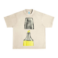 Sandshell yellow highlighter pen fa element Urban Heavy Tee - FaDigitalArtStudio