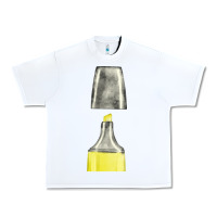 White yellow highlighter pen fa element Urban Heavy Tee - FaDigitalArtStudio
