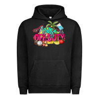 Pigment Black Nurse off duty Urban Hoodie - NancyCooperArtShop