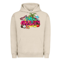 Pigment French Oak Nurse off duty Urban Hoodie - NancyCooperArtShop