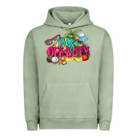 Pigment Oil Green Nurse off duty Urban Hoodie - NancyCooperArtShop
