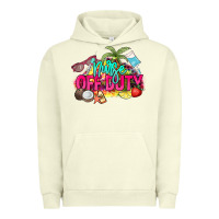 Pigment Pistachio Nurse off duty Urban Hoodie - NancyCooperArtShop