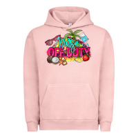 Pigment Salmon Nurse off duty Urban Hoodie - NancyCooperArtShop