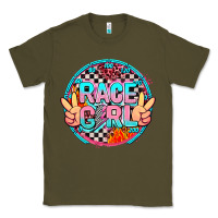 Army Green race girl Classic Tee - AdoDesignShop