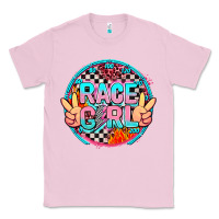Bubblegum Pink race girl Classic Tee - AdoDesignShop