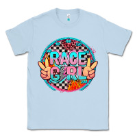 Dusty Blue race girl Classic Tee - AdoDesignShop