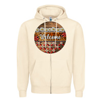 Sandshell ladybug welcome ornament Zipper Hoodie - BarkalooDesign