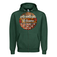 Ladybug Welcome Ornament Zipper Hoodie | Teevron