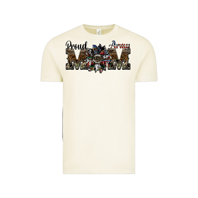 Proud Army Mom Vintage Tee by SublimationCraftShop | Teevron