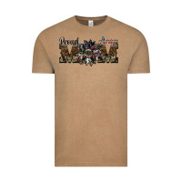 Vintage Coffee proud army mom Vintage Tee - SublimationCraftShop