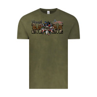 Vintage Olive proud army mom Vintage Tee - SublimationCraftShop