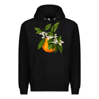 Black Tangerine Premium Hoodie - LillyAllenDesigns