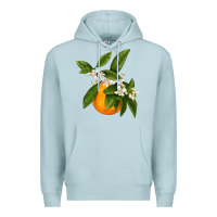 Blue Mist Tangerine Premium Hoodie - LillyAllenDesigns