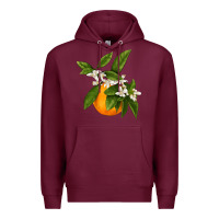 Burgundy Tangerine Premium Hoodie - LillyAllenDesigns