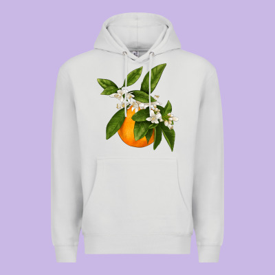 Tangerine Premium Hoodie Designed By Lillyallendesigns