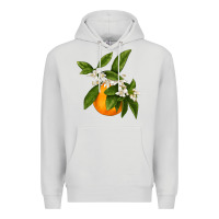 Dove Grey Tangerine Premium Hoodie - LillyAllenDesigns