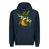 Navy Tangerine Premium Hoodie - LillyAllenDesigns