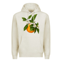 Oatmeal Heather Tangerine Premium Hoodie - LillyAllenDesigns