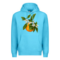 Ocean Blue Tangerine Premium Hoodie - LillyAllenDesigns